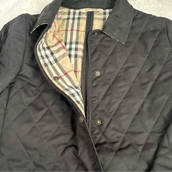 Burberry Black Quilted Jacket | See Sizing Notes - Picture 2 of 11